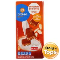 ราคา อัลติซ่าช็อกโกแลตผสมอัลมอนด์ 150กรัม Alteza Milk Chocolate with Almonds 150g. (8480024732088)