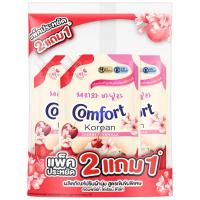 ราคา คอมฟอร์ทโคเรียนปรับผ้านุ่มสูตรเข้มข้นกลิ่นเชอร์รี่และวานิลลา 470มล. แพค 2แถม1 Comfort Korean Concentrate Fabric Softener Cherry and Vanilla 470ml. Pack 2Free1 (8851932487313)