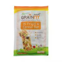 ราคา ซองเดอร์เกรนนี่ธัญพืชผสมผลไม้รวมแท่งซอง 80กรัม Xongdur Grains Cereal Bar Fruit Mix 80g. (8856977007861)