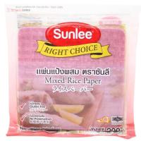 ราคา ซันลีแผ่นแป้งแบบผสม 200กรัม Sunlee Mixed Rice Paper 200g. (761934412061)