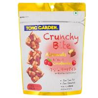 ราคา ทองการ์เด้นอัลมอนด์ผสมแครนเบอร์รี่อบกรอบอัดแท่ง 110กรัม Tong Garden Crunchy Bite Almonds Mixed Cranberries 110g. (8850291102240)