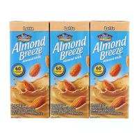ราคา บลูไดมอนด์อัลมอนด์บรีชน้ำนมอัลมอนด์รสลาเต้ 180มล. แพค 3 Blue Diamond Almond Breeze Latte Flavor Almond Milk 180ml. Pack 3 (8850096844543)