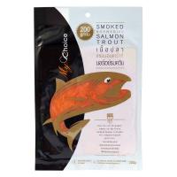 ราคา มายช้อยส์เนื้อปลาแซลมอนเทร้านอร์เวย์รมควัน 200กรัม My Choice Smoked Norwegian Salmon Trout 200g. (8853474053209)
