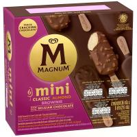 ราคา วอลล์แม็กนั่มมินิคละรสคลาสสิคอัลมอนด์ช็อกโกแลตบราวนี่ 36กรัม แพค 6 Walls Magnum Mini Classic Almond Choccolate Brownie 36g. Pack 6 (8999999035655)