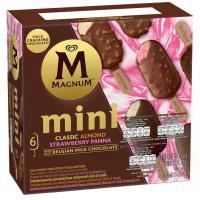 ราคา วอลล์แม็กนั่มมินิคลาสสิคสตรอเบอร์รีพานา 216กรัม Walls Magnum Mini Classic Strawberry Panna 216g. (8851932480765)