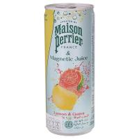 ราคา เมซองเปอริเอ้จูซน้ำแร่ผสมน้ำเลมอนน้ำฝรั่ง 250มล. Maison Perrier Juice Lemon Guava 250ml. (8445291047570)