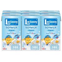 ราคา แลคตาซอยนมถั่วเหลืองยูเอชทีรสหวาน125 มล. แพค6 Lactasoy UHT Soy Milk 125ml.Pack6 (8850267117629)