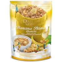 ราคา ไดมอนด์เกรนกราโนล่ารสกล้วย 500กรัม Diamondgrains Banana Granola 500g. (8859114900209)