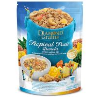ราคา ไดมอนด์เกรนกราโนล่ารสทรอปิคอลริช 500กรัม Diamondgrains Granola Tropical Rich Granola 500g. (8859114900179)