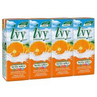 ราคา ไอวี่โยเกิร์ตพร้อมดื่มยูเอชทีรสส้มสายน้ำผึ้ง 180มล. แพค 4 Ivy Drinking Youghurt UHT Orange 180ml. Pack 4 (8859645300097)