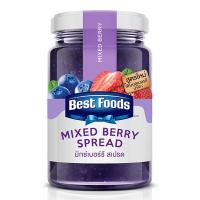 ราคา เบสท์ฟู้ดส์แยมมิกซ์เบอร์รี่ 340กรัม Best Foods Mixed Berry Jam 340g. (8850144226581)