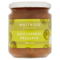 ราคา เวทโทรสกูสเบอร์รี่พรีเซิร์ฟฟรุ๊ตตี้แยม 340กรัม Waitrose Gooseberry Preserve Fruity Jam 340g. (5000169182260)