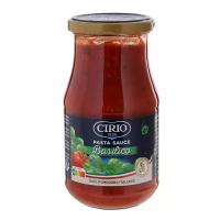 ราคา ซีรีโอซอสมะเขือเทศผสมโหระพา 420กรัม Cirio Pasta Sauce with Basil 420g. (8001440124181)