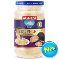 ราคา แอคเนซีพาสต้าซอสคาร์โบนาร่าทรัฟเฟิล 350กรัม Agnesi Pasta Sauce Carbonara Truffle 350g. (8850343011520)