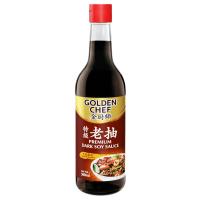 ราคา โกลเด้นเชฟพรีเมียมดาร์กซอยซอส 500มล. Golden Chef Premium Dark Soy Sauce 500ml. (8888030304785)