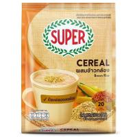 ราคา ซุปเปอร์เครื่องดื่มธัญญาหารสำเร็จรูปชนิดผงผสมข้าวกล้อง 25กรัม แพค 20 Super Cereal Brown Rice 25g. Pack 20Sachets (8936070040504)