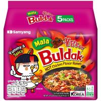 ราคา ซัมยังบูลดักบะหมี่กึ่งสำเร็จรูปแบบแห้งรสหม่าล่า 135กรัม แพค 5 Samyang Mala Buldak Ramen 135g. Pack 5 (8801073143470)