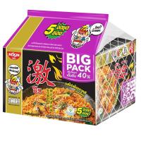 ราคา นิสชินบะหมี่กึ่งสำเร็จรูปบิ๊กแพครสไก่เผ็ดเกาหลี 85กรัม แพค5 Nissin Instant Noodles Korean Hot Chili Chicken Flavour Big Pack 85g. Pack5 (8852528005119)