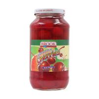 ราคา บรูคมาราสชิโนเชอร์รี่แดงมีก้านในน้ำเชื่อม 794กรัม Brook Maraschino Cherries with Stem 794g. (8850358011911)