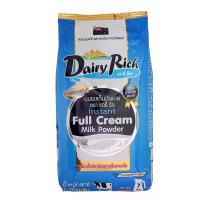 ราคา แดรี่ริชนมผงเต็มมันเนย 1000กรัม Dairy Rich Instant Full Cream Milk Powder 1000g. (8857123418043)