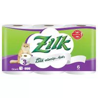 ราคา ซิลค์ไจแอนท์กระดาษชำระ 6ม้วน Zilk Giant Toilet Tissue 6rolls (8850046114061)