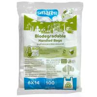 ราคา สมาร์ทเตอร์ถุงหูหิ้ว6x14นิ้ว 100ใบ Smarter Plastic Bag HDPE 6X14inch 100pcs. (8853474099481)