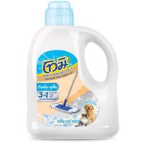 ราคา โทมิผลิตภัณฑ์ดันฝุ่นถูพื้น 3 อิน 1 สีฟ้า 850มล. Tomi Duster Floor Cleaner 3 in 1 Blue 850ml. (8851989041964)