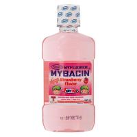 ราคา มายเซฟติคมายบาซินน้ำยาบ้วนปากเด็กรสสตรอเบอร์รี่ 250มล. Myseptic Mybacin Mouthwash Kids Strawberry 250ml. (8852294562250)
