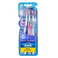 ราคา ออรัลบีแปรงสีฟันทรีดีไวท์ขนแปรงนุ่ม แพค3 Oral B 3D White Soft 35 Toothbrushes Pack 3 (4902430682015)