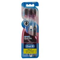ราคา ออรัลบีแปรงสีฟันอัลตร้าธินแบล็คทีนุ่มพิเศษ แพค 3 Oral B Ultrathin Black Tea Extra Soft Toothbrush Pack 3 (4902430678216)