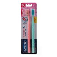 ราคา ออรัลบีแปรงสีฟันเซนซิทีฟเอ็กซ์ดีพคลีน แพค 2 Oral B Sensitive X Deep Clean Pack 2 (4987176117687)