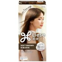 ราคา ลิเซ่โฟมเปลี่ยนสีผมครีมมี่บับเบิ้ลคัลเลอร์ซอฟต์บราวน์ Liese Creamy Bubble Soft Brown Color Foam (4901301370464)