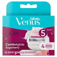 ราคา วีนัสชูการ์เบอร์รี่ใบมีด 4ชิ้น Venus Comfortglide Sugar Berry Blade 4pcs. (4987176039606)