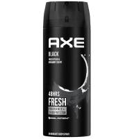 ราคา แอ๊กซ์สเปรย์น้ำหอมระงับกลิ่นกายแบล็ค 135มล. Axe Black Deodorant Body Spay 135ml. (8999999572693)