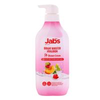 ราคา แจ๊บส์ครีมอาบน้ำไบรท์บูสเตอร์ไฮยาลูรอน 400มล. Jabs Shower Cream Bright Booster Hyaluron 400ml. (8850114908226)