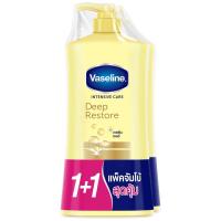 ราคา วาสลีนอินเทนซีฟแคร์ดีพรีสโตร์โลชั่น 470มล. แพค 2 Vaseline Intensive Carev Deep Restore Lotion 470ml. Pack 2 (8851932467858)