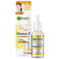 ราคา การ์นิเย่เซรั่มบำรุงผิวหน้าไบรท์คอมพลีท30เอ็กซ์วิตามินซีบูสเตอร์ 30มล. Garnier Bright Complete 30X Vitamin C Booster Serum 30ml. (8994993011421)