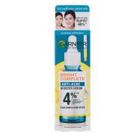 ราคา การ์นิเย่เซรั่มบำรุงผิวหน้าไบรท์คอมพลีทแอนตี้แอคเน่บูสเตอร์ 30มล. Garnier Bright Complete Anti Acne Serum 30ml. (8994993018390)
