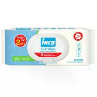 ราคา อินโก้ผ้าเช็ดทำความสะอาดผิวสำหรับผู้ใหญ่ 40แผ่น INCO Adult Wipes 40sheets (8850848012305)