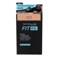 ราคา เมย์เบลลีนพาวเดอร์ฟิตมีแมทพอร์เลสฟาวเดชั่นเบอร์123 9กรัม Maybelline Fit me Matte Poreless Foundation Powder No.123 9g. (6902395806462)