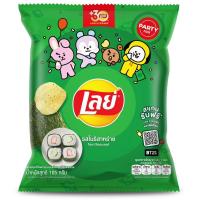ราคา เลย์ปาร์ตี้แพ็คมันฝรั่งทอดกรอบแผ่นเรียบรสโนริสาหร่าย 105กรัม Lays Party Pack Flat Potato Chips Nori Seaweed Flavor 105g. (8850718814145)