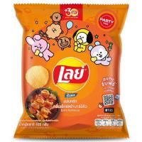ราคา เลย์ปาร์ตี้แพ็คมันฝรั่งทอดแท้กรอบแผ่นหยักกลิ่นเอ็กซ์ตร้าบาร์บีคิว 105กรัม Lays Rock Party Pack Ridged Potato Chips Barbecue 105g. (8850718814138)