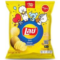 ราคา เลย์ปาร์ตี้แพ็คมันฝรั่งแท้ทอดกรอบแผ่นหยักรสมันฝรั่งแท้ 105กรัม Lays Rock Party Pack Ridged Potato Chips Original Flavor 105g. (8850718814121)
