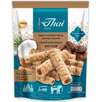 ราคา มายช้อยส์ไทยทองม้วนกรอบรสกาแฟ 70กรัม My Choice Thai Crispy Coconut Rolls Coffee Flavour 70g. (8853474083985)
