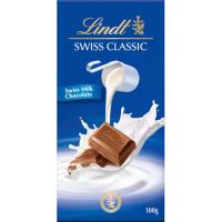 ราคา ลินด์ช็อกโกแลตนม 100กรัม Lindt Milk Chocolate 100g. (7610400012676)