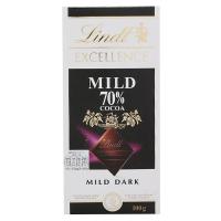 ราคา ลินด์เอ็กเซอร์เล็นซ์ดาร์กช็อกโกแลตมายด์70เปอร์เซ็นคาเคา 100กรัม Lindt Excellence Mild 70Persen Cacao Chocolate 100g. (3046920029780)