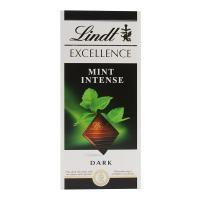 ราคา ลินด์เอ็กเซอร์แลนซ์ดาร์กมินต์อินเทนส์ 100กรัม Lindt Excellence Dark Mint Intense 100g. (3046920028752)