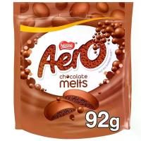ราคา เนสท์เล่แอโร่ช็อกโกแลตเมลท์ 92กรัม Nestle Aero Chocolate Melts 92g. (7613287898593)