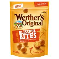 ราคา เวอร์เธอส์ออริจินัลบลิสฟูลไบท์ครันชีมอลต์อินคาราเมล 140กรัม Werthers Original Blisful Bites Crunchy Malt in Caramel 140g. (4014400933642)