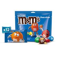 ราคา เอ็มแอนด์เอ็มคริสปี้ฟันไซส์ 144กรัม M&M Crispy Milk Chocolate Fun Size 144g. (6914973612723)